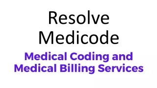 Medical Coding and Medical Billing Services