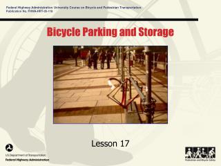 Bicycle Parking and Storage