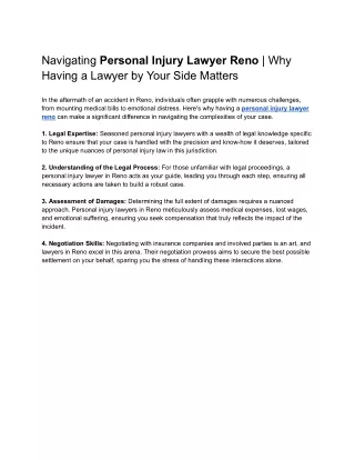 Why is having a personal injury lawyer important