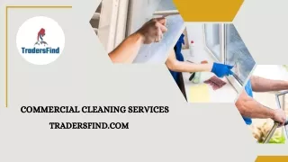 Find Best Commercial Cleaning Services in UAE on TradersFind