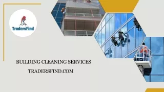 Building Cleaning & Maintenance Services in UAE on TradersFind