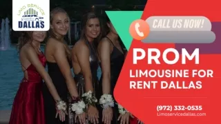 Prom Limousine For Rent Dallas