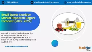 Brazil Sports Nutrition Market Research Report: Forecast (2022-2027)