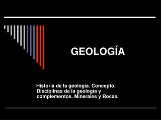 presentación geología