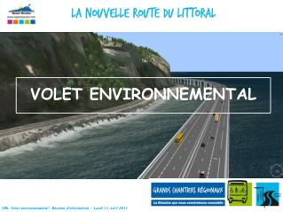 VOLET ENVIRONNEMENTAL