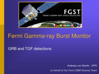 Fermi Gamma-ray Burst Monitor