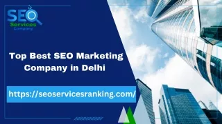 Top Best SEO Marketing Company in Delhi