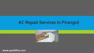 AC Repair services in pirangut