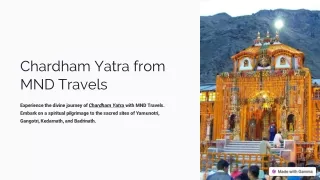 Embark on a Spiritual Journey: Chardham Yatra from Haridwar