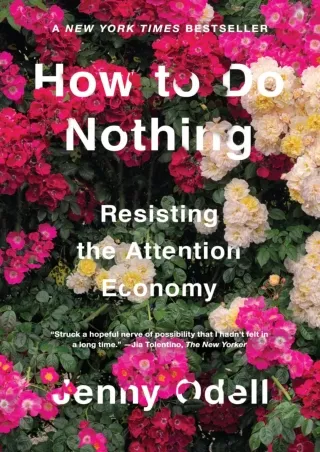 Download Book [PDF]  How to Do Nothing: Resisting the Attention Economy