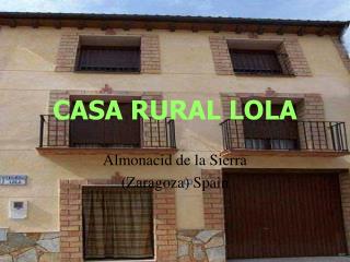 CASA RURAL LOLA