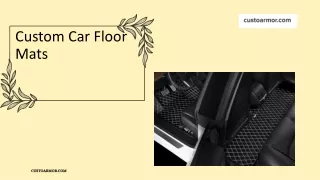 Custom Car Floor Mats