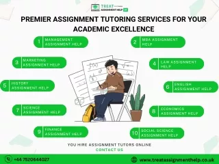 Premier Assignment Tutoring Services for Your Academic Excellence