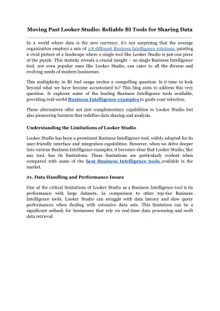 Moving Past Looker Studio_ Reliable BI Tools for Sharing Data