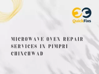 Microwave Oven Repair Services in Pimpari Chinchwad