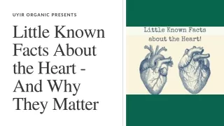 Little Known Facts About the Heart - And Why They Matter