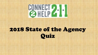 2018 State of the Agency Quiz