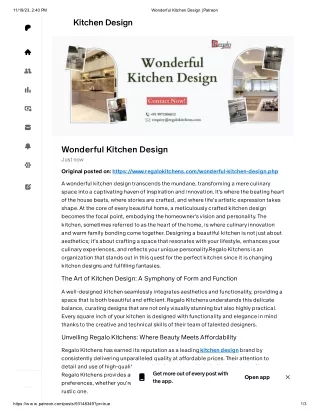 Wonderful Kitchen Design