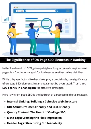 The Significance of On-Page SEO Elements in Ranking