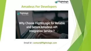 Amadeus For Developers