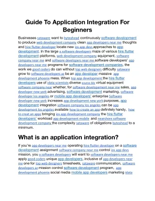 Guide To Application Integration For Beginners.docx