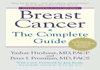 Download Book [PDF] Breast Cancer: The Complete Guide: Fifth Edition