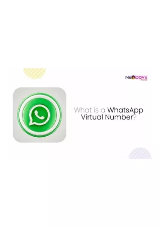 What is a WhatsApp Virtual Number