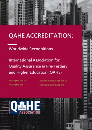 Accreditation Of Training Institutions | Qahe.org.uk