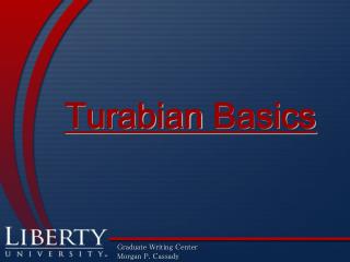 Turabian Basics