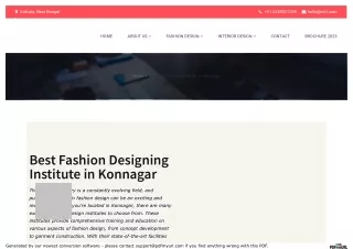 Fashion designing institute in Mahiari