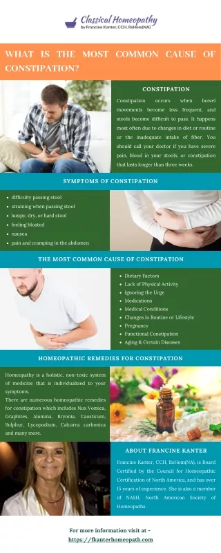 What is the Most Common Cause of Constipation