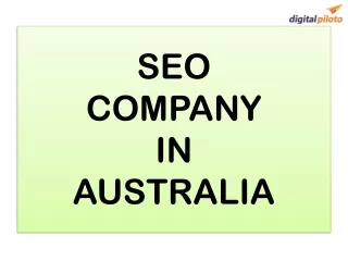 SEO COMPANY IN AUSTRALIA