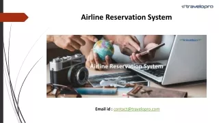 Airline Reservation System