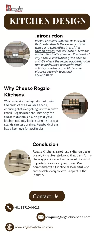 Kitchen Design | Regalo Kitchens