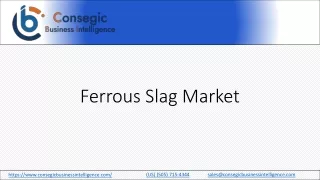 Ferrous Slag Market Share, Analysis, Outlook , Research, Manufacturers, Regulato