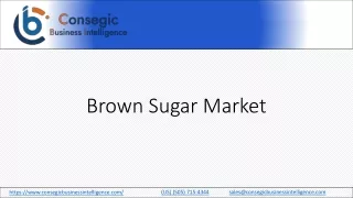 Brown Sugar Market Future, Report Studies, Analyzing the Industry  Growth