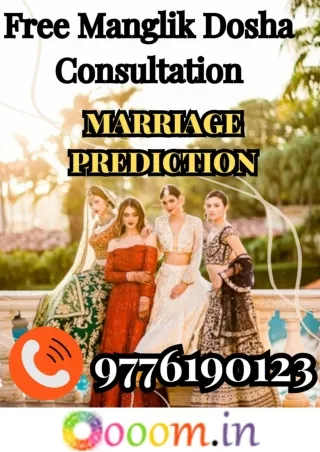 Marriage prediction _  Free Manglik Dosha Consultation