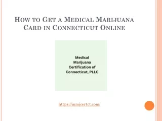 Get a Medical Marijuana Card in Connecticut Online