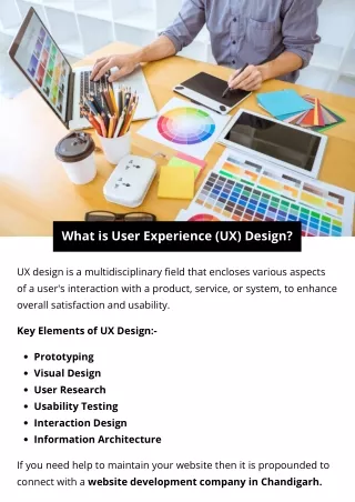 What is User Experience (UX) Design?