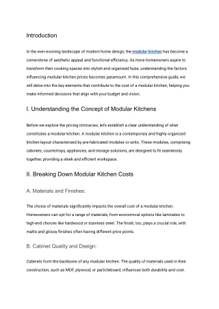 Decoding Modular Kitchen Prices_ A Comprehensive Guide for Homeowners - Google Docs X