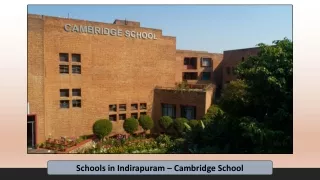 Schools in Indirapuram