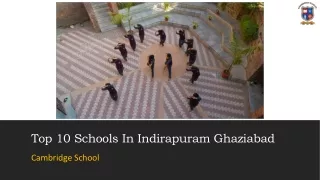 Top 10 Schools in Indirapuram Ghaziabad