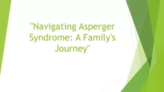 Asperger Syndrome Market