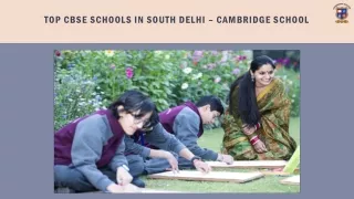 Top CBSE Schools in South Delhi