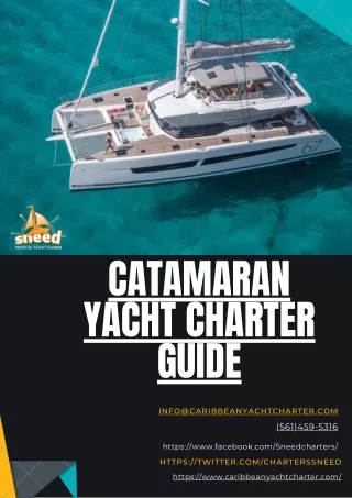 Catamaran Yacht Charter Guide