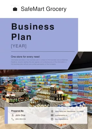 convenience store business plan example