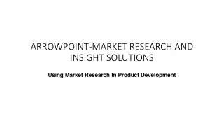 Using Market Research In Product Development