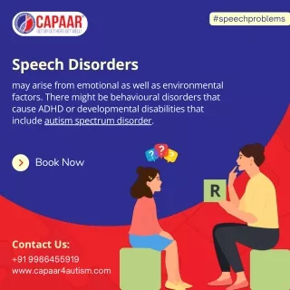 Speech Difficulties in Children | Speech & Language Therapy Bangalore | CAPAAR