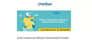 Guide To Depression Billing For Mental Health Providers