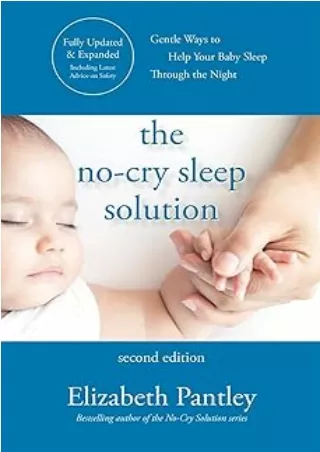 DOWNLOAD/PDF The No-Cry Sleep Solution, Second Edition